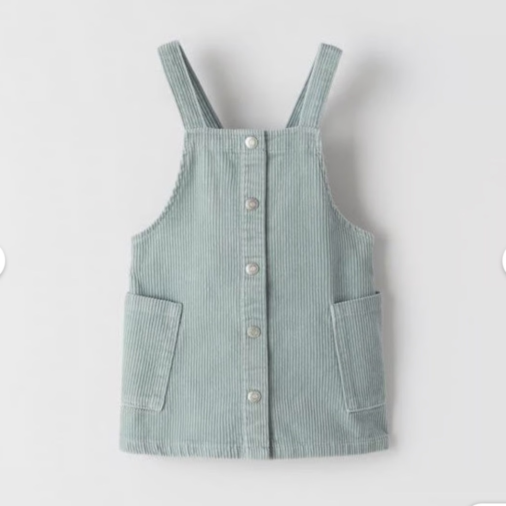 Zara Corduroy Overall dress